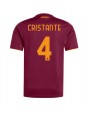 AS Roma Bryan Cristante #4 Replika Hemmakläder 2025-26 Kortärmad